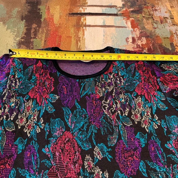 TRADITIONS - Vintage Floral Special Occasion Sweate - Picture 6 of 16